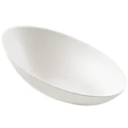 Bio Fingerfood Schale oval, Zuckerrohr, 30 x 20 STK