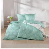 Estella Bettwäsche Tira 135 x 200 cm Jersey Grün Mint