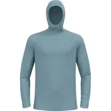 Odlo Essential Thermal Kapuzenfleece - Provincial Blue Melange - XL