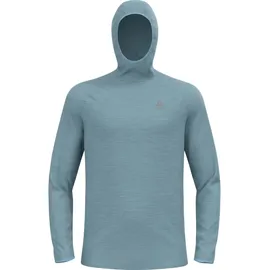 Odlo Essential Thermal Kapuzenfleece - Provincial Blue Melange - XL