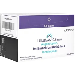 LUMIGAN 0,3 mg/ml Augentropfen im Einzeldosisbeh. 90X0,4 ml