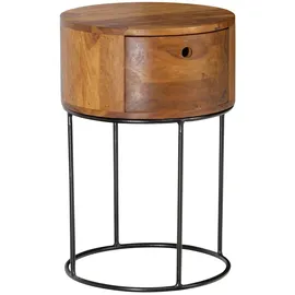 KADIMA DESIGN Nachtschrank 40 x 40 x 60 cm Braun
