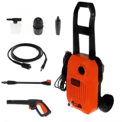 Black & Decker BEPW1650-QS - Elektrischer Kaltwasser-Hochdruckreiniger - max. 120 bar