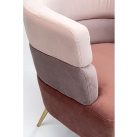 Kare DESIGN Sessel Sandwich 84780 Stoff Rosa Rose