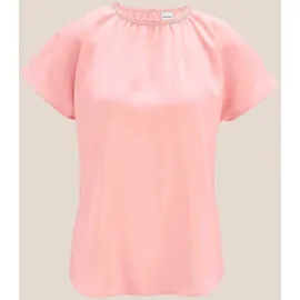 Madeleine Shirtbluse mit Glanz-Akzent Rosa 38