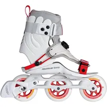 Powerslide Doop Urban 100 Inline-skates - White / Grey / Red - EU 36-43