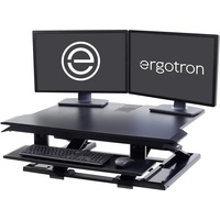 Ergotron WorkFit-TX Ergonomischer Schreibtischaufsatz Schwarz