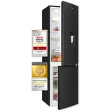 GGV Exquisit Exquisit Kühl-Gefrierkombination KGC265-70-NF-WS-040C inoxlook-az | 251 L Volumen | Kühl Gefrierkombination NoFrost, Wasserspender | Kühlgefrierkombination freistehend