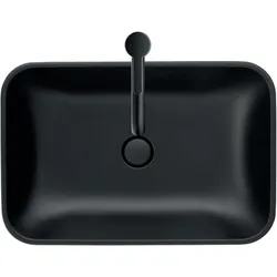 Duravit Design Siphon, schwarz matt