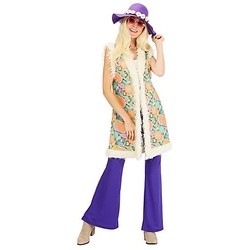 Kostüm "Hippie" für Damen, violett-color