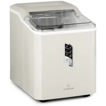 Klarstein Albaron Eiswürfelmaschine Bullet-Eis 12 kg / 24 h 1,5 Ltr. Display Creme