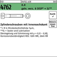 Hörger & Geßler ISO 4762 Zylinderkopf-Schaftschraube 8.8 M 8