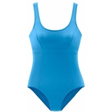 LASCANA Badeanzug, mit Schlankmach- Effekt, blau