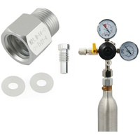 T21-4 zu W21.8-14 Adapter Konverter zum CO2 Zylinder für Soda Wassersprudler DE