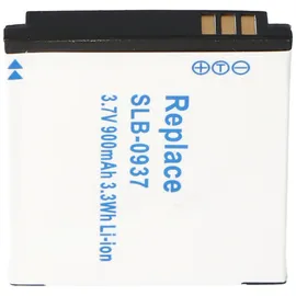 AccuCell Akku passend für Samsung SLB-0937, 900mAh