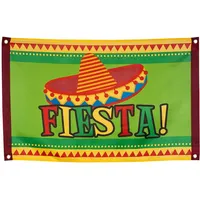 Boland Fahne Fiesta Größe 60 x 90 cm Mehrfarbig