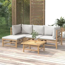 vidaXL Garten-Lounge-Set 5-tlg. braun