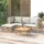 vidaXL Garten-Lounge-Set 5-tlg. braun