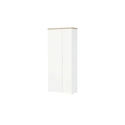 Garderobenschrank  Siena , weiß , Maße (cm): B: 82,3 H: 189,1 T: 35,2