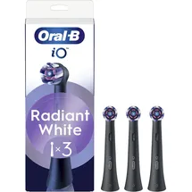 Oral-B iO Series Radiant White Black Ersatzkopf 3 St.
