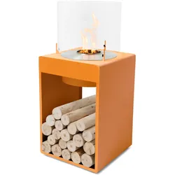 EcoSmart POP 8T [Design Ethanol Kamin]: Orange - mit Schutzhülle
