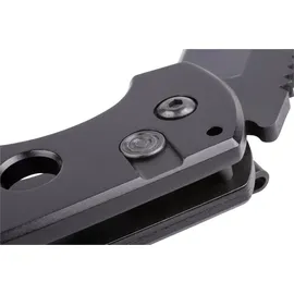 WOLFCRAFT Klappmesser mit gezackter Klinge 75 mm