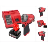 Milwaukee M12 FIW38-601C Akku Schlagschrauber 12 V 339 Nm 3/8" Brushless + 1x Akku 6,0 Ah + Ladegerät