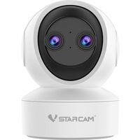 VSTARCAM Kamera mit Doppelobjektiv,Sicherheitskamera für den Innenbereich,2K WLAN,Babykamera,360° PTZ Kamera,Innenkamera,Haustierkamera,Nachtsicht,2-Wege-Audio,Hybrid-Zoom,2.4G WiFi