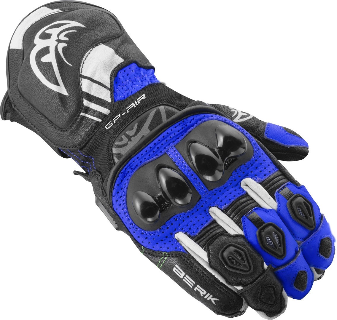 Berik Spa Evo De Handschoenen van de motorfiets, zwart-blauw, 3XL