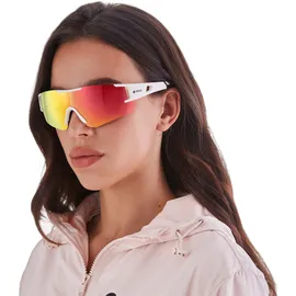 YEAZ Sport-Sonnenbrille Bright White/Blue SUNBLOW
