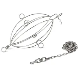 Petromax Grillkorb 20,2 x 35,5 cm Edelstahl silber