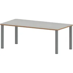 Tisch ZALOTTI mit Linoleum-Belag