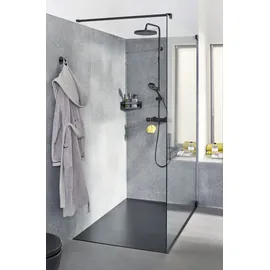 Schöner Wohnen Glaia Duschsystem mit Thermostat Mattschwarz 114