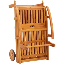 vidaXL Sonnenliege 61 x 0 x 20 cm Akazie