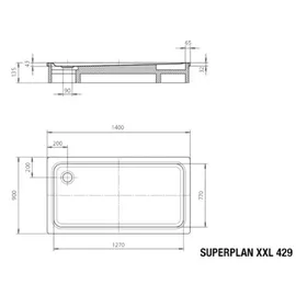 Kaldewei Superplan Classic XXL 429-1