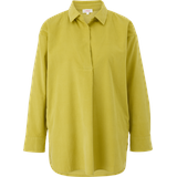 s.Oliver Damen, 2120882 Cord Bluse aus Feincord , grün, M