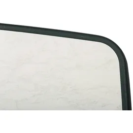 Sieger Boulevard-Klapptisch mit mecalit-Pro-Platte 150 x 90 x 72 cm smaragdgrün/marmordekor weiß