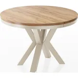 xxxlutz marktplatz WFL Group Esstisch, Eiche Wotan, Rund, 120x76x120 cm, Esszimmer, Tische, Esstische
