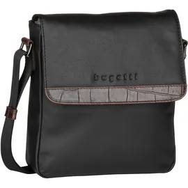 Bugatti Corso DeLuxe Umhängetasche Leder 21 cm schwarz