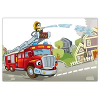 cover-your-desk.de Schreibtischunterlage – Feuerwehrauto im Einsatz“ (L)60 x (B)40 | Gr.: onesize