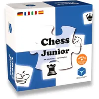 Chess Junior Schachspiel für Kinder, Lernspiel, blau