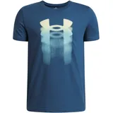 Under Armour Logo Blur SS blue fade green XL