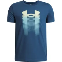 Under Armour Logo Blur SS blue fade green XL