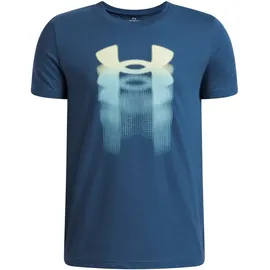 Under Armour Logo Blur SS blue fade green XL