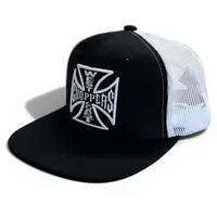 West Coast Choppers Og Cross Flatbill Kappe - Black