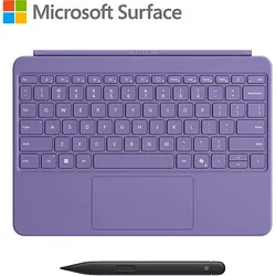 MICROSOFT Surface Pro 12" Keyboard mit Slim Pen kompatibel (1. Edition) Tastatur Violett