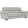 Calia Italia Couch Leder 3-Sitzer Braun