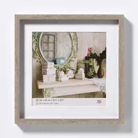 Walther design Walther EA444D Stockholm Holzrahmen 40x40cm grau