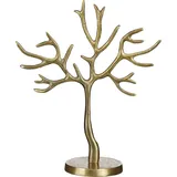 Mica decorations Baum Dekoration Aluminium 27 x 11,5 x 32 cm gold