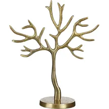 Mica decorations Baum Dekoration Aluminium 27 x 11,5 x 32 cm gold